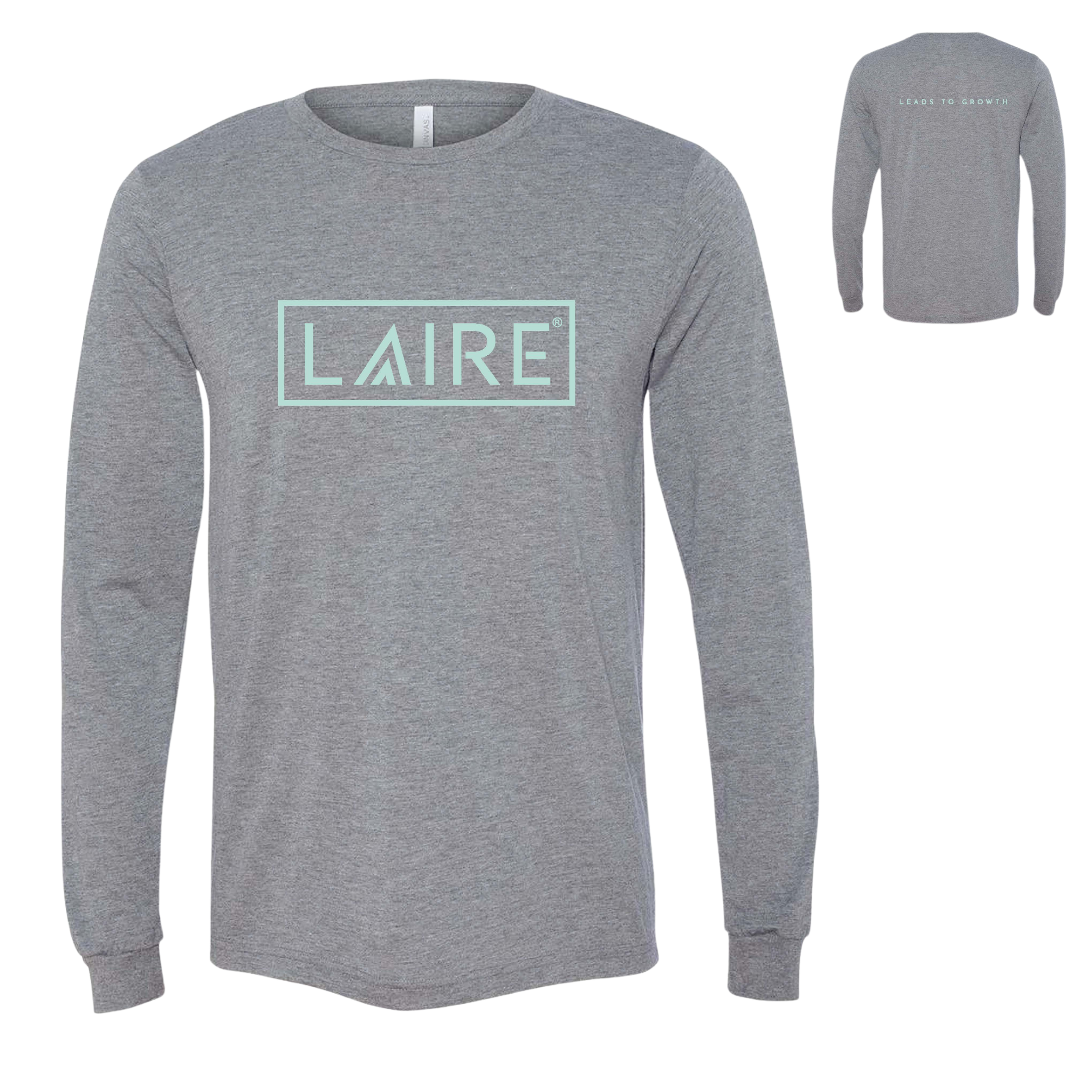Super Soft Tri-Blend Unisex T-Shirt - Heather Grey Long Sleeve