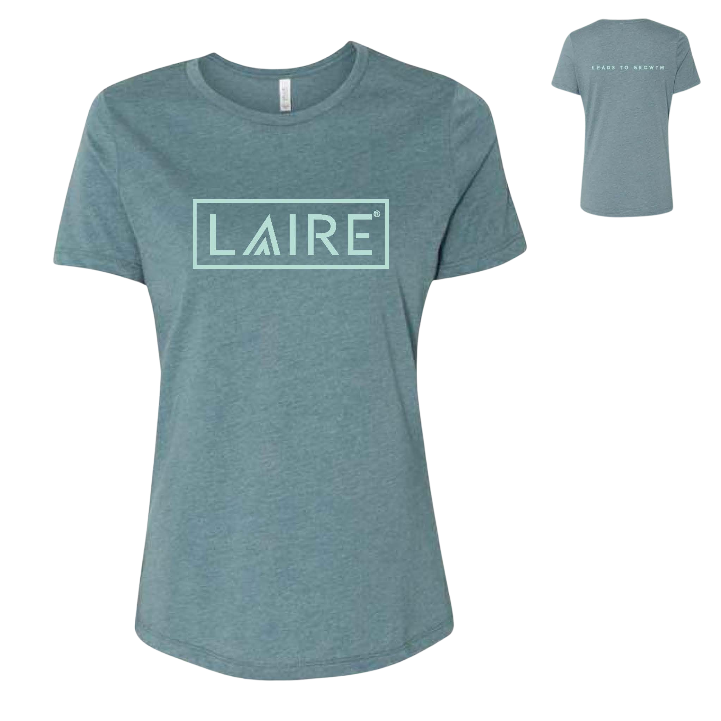 Super Soft Tri-Blend Women's Cut T-Shirt- Heather Slate