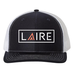 LAIRE Trucker Hat - Navy with California Coral Icon